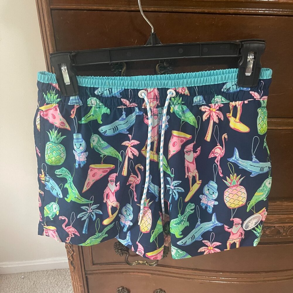 Chubbies “Holidoozies” Swim Trunks – Size XS, 4" Inseam